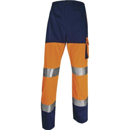 Reflexné pracovné nohavice PHPAN oranžové M